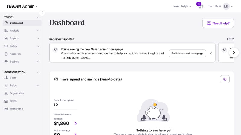 Navan Expense Dashboard